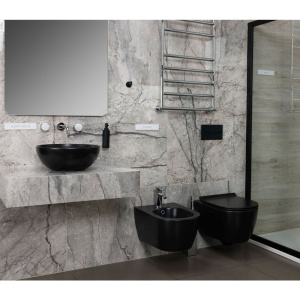 Биде подвесное Hatria Fusion A0Y1D902 черное матовое