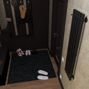 Купить Полотенцесушитель электрический Маргроид Inaro профильный 120х24 R, с крючками, черный матовый в Москве с доставкой Полотенцесушитель электрический Маргроид Inaro профильный 120х24 R, с крючками, черный матовый