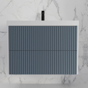 Мебель для ванной Style Line Стокгольм 80, подвесная, графит софт