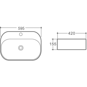 Раковина Art&Max AM1630-A