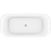 Акриловая ванна BelBagno Due BB702 170x80 см, отдельностоящая, с ножками, со сливом-переливом, с донным клапаном