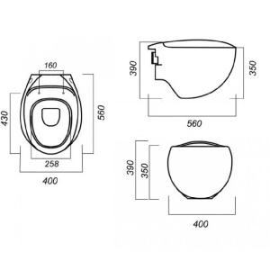 Купить Унитаз подвесной с сиденьем микролифт Sanita Luxe Ringo WC.WH/Ringo/DM.Rim/WHT.G/S1 в Москве с доставкой Унитаз подвесной с сиденьем микролифт Sanita Luxe Ringo WC.WH/Ringo/DM.Rim/WHT.G/S1