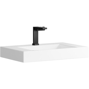 Тумба с раковиной Aqwella Cube 70 серая матовая