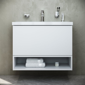 Купить Мебель для ванной AM.PM Gem 75 белый глянец, с 1 ящиком в Москве с доставкой Мебель для ванной AM.PM Gem 75 белый глянец, с 1 ящиком