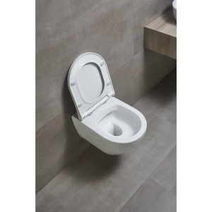 Купить Унитаз подвесной beWash Bogen 88303601 с сиденьем микролифт, с функцией биде белый в Москве с доставкой Унитаз подвесной beWash Bogen 88303601 с сиденьем микролифт, с функцией биде белый