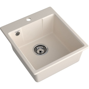 Купить Мойка кухонная GranFest Urban 644 белая в Москве с доставкой Мойка кухонная GranFest Urban 644 белая