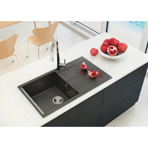 Мойка кухонная Polygran Gals 860 черная