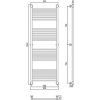 Полотенцесушитель водяной Сунержа Богема + 150x50, прямая