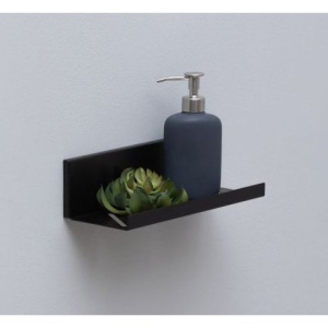 Полка Aquanet Магнум 302224 черная матовая