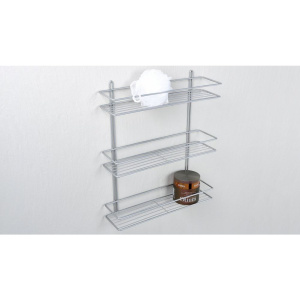 Полка Fixsen FX-730-3 прямая, хром