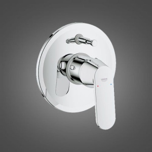 Смеситель для ванны с душем Grohe Eurosmart Cosmopolitan 32879000 С ВНУТРЕННЕЙ ЧАСТЬЮ