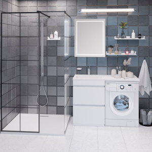 Купить Мебель для ванной Emmy Джерси 110 L, под стиральную машину в Москве с доставкой Мебель для ванной Emmy Джерси 110 L, под стиральную машину