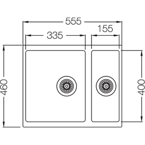 Мойка кухонная TopZero TopGran Melania 555.460.15-07 ice 07