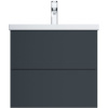 Мебель для ванной AM.PM Gem 60 графит матовый, подвесная