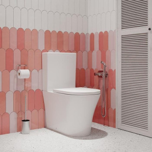 Унитаз-компакт IDDIS Stone STNRDSEi24 безободковый, с микролифтом