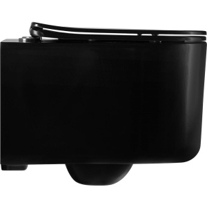 Унитаз подвесной Акватек Мия AQ2004-MB безободковый, матовый черный