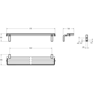 Купить Полка Cezares Ultima CZR-F-8929 в Москве с доставкой Полка Cezares Ultima CZR-F-8929