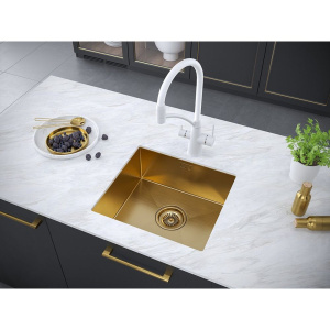 Смеситель для кухни Paulmark Siegen Si213111-431TW, белый матовый с гибким изливом