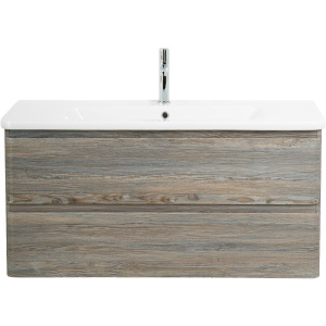 Купить Тумба с раковиной BelBagno Albano-Cer 105 подвесная, pino scania в Москве с доставкой Тумба с раковиной BelBagno Albano-Cer 105 подвесная, pino scania