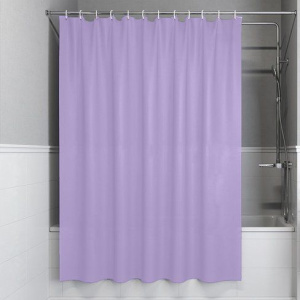 Штора для ванной IDDIS Promo P08PE18i11 200х180, светло-фиолетовая