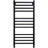 Полотенцесушитель водяной Comfysan Pioli-K W-10 100х40 черный матовый