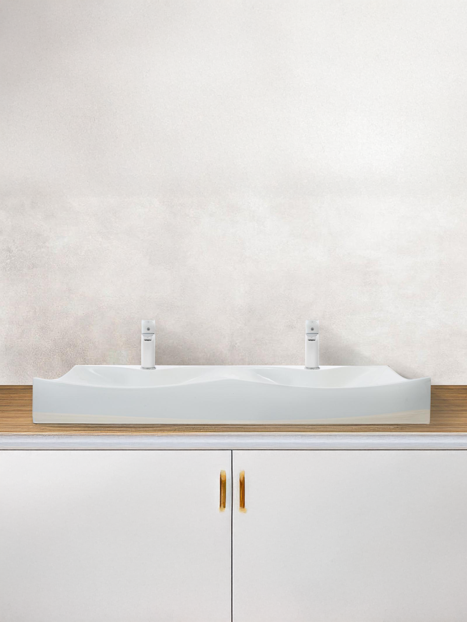 Раковина накладная 1115х400х125 WeltWasser ELBACH 2216 (10000004587)