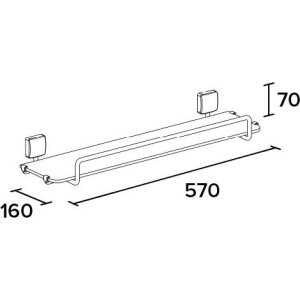 Полка Koin Nice NI310 57 см