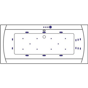 Купить Акриловая ванна Excellent Aquaria Lux WAEX.AQU18.ULTRA 180x80 см, с гидромассажем, с каркасом, со сливом-переливом в Москве с доставкой Акриловая ванна Excellent Aquaria Lux WAEX.AQU18.ULTRA 180x80 см, с гидромассажем, с каркасом, со сливом-переливом