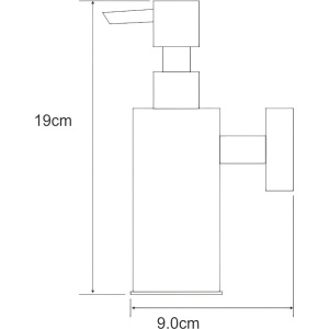 Купить Дозатор Wasserkraft K-1399Black черный в Москве с доставкой Дозатор Wasserkraft K-1399Black черный