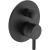 Смеситель для ванны с душем Ideal Standard Ceraline A6939XG С ВНУТРЕННЕЙ ЧАСТЬЮ, черный