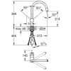 Смеситель для кухни Grohe Minta 32918000 с выдвижным изливом