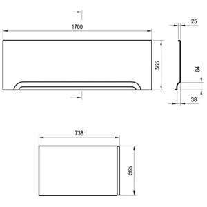 Акриловая ванна Ravak 10° 170х75 CA71000000 белая