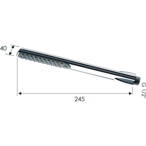 Купить Душевая лейка Remer 317RVX в Москве с доставкой Душевая лейка Remer 317RVX