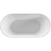 Акриловая ванна Vincea VBT-426-1700 170x80 см, отдельностоящая, овальная, с каркасом, со сливом-переливом