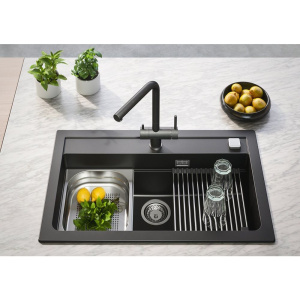 Смеситель для кухни Alveus Aquila 1139808 черный