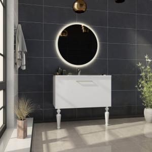 Тумба с раковиной Sanvit Эмми 90 белая