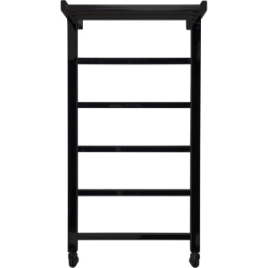 Полотенцесушитель водяной Comfysan Marte-K W-6 80х40 черный матовый