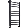 Полотенцесушитель водяной Comfysan Pioli-K W-8 80х40 черный матовый