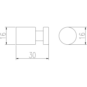 Купить Крючок Rav Slezak Colorado COA0103/30 хром, 2 шт. в Москве с доставкой Крючок Rav Slezak Colorado COA0103/30 хром, 2 шт.