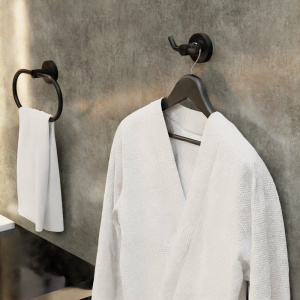 Крючок Fixsen Comfort Black FX-86005A двойной, черный