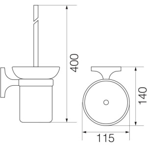 Ершик Veragio Oscar OSC-5290.BR бронза