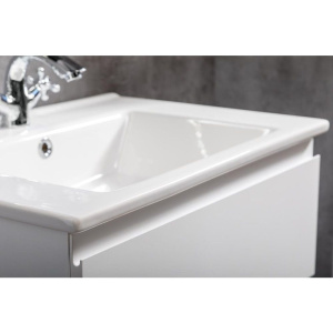 Тумба с раковиной Armadi Art Capolda 65 с белой ручкой