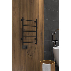 Полотенцесушитель электрический Indigo Arc LCAE60-40BRR черный муар