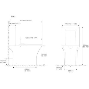 Унитаз-компакт SantiLine SL-5022 с микролифтом