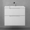 Тумба с раковиной Raval Wector 60, подвесная, белая