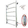 Полотенцесушитель электрический Тругор Пэк 6 80х50 с выключателем, хром