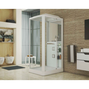 Купить Душевая кабина Grossman GR-123 110x90 см белая в Москве с доставкой Душевая кабина Grossman GR-123 110x90 см белая