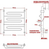 Полотенцесушитель водяной Ника Curve ЛZТ 50/50