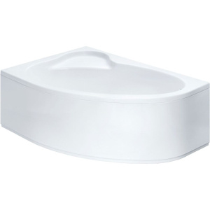 Акриловая ванна Santek Эдера L 170x110 см, угловая, с каркасом, со сливом-переливом, асимметричная