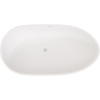 Акриловая ванна Artemis Leonia 170x85 см, отдельностоящая, овальная, с ножками, со сливом-переливом, белый глянец